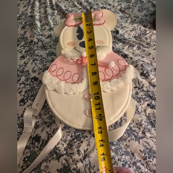 Minnie Mouse Snowman Backpack RARE - Picture 8 of 11